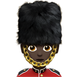 gwardzista: karnacja ciemna