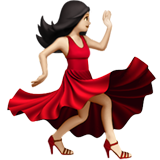 tańcząca kobieta: karnacja jasna