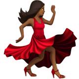 tańcząca kobieta: karnacja średnio ciemna