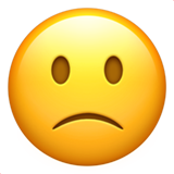 Zmartwiona Emoji