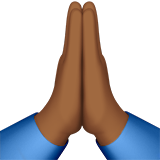 złożone ręce: karnacja średnio ciemna