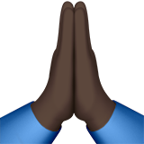 złożone ręce: karnacja ciemna