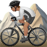 osoba na rowerze górskim: karnacja średnia