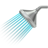 Buźka pod prysznicem