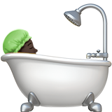 osoba biorąca kąpiel: karnacja ciemna