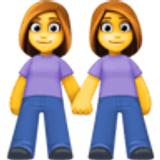 Kobiety trzymające się za ręce - Facebook