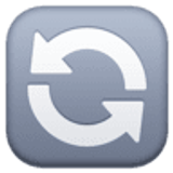 Przycisk ze strzałkami przeciwnie do ruchu wskazówek zegara - Facebook