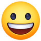 Szeroko uśmiechnięta twarz - Facebook