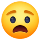 Udręczona twarz - Facebook