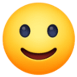 Lekko uśmiechnięta twarz - Facebook