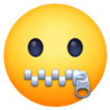 Twarz z zamkiem błyskawicznym na ustach - Facebook