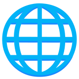 Kula ziemska z południkami - Noto Color Emoji