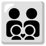 Rodzina: mężczyzna, mężczyzna, chłopiec i chłopiec - Noto Color Emoji