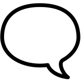 Lewostronny dymek - Noto Color Emoji