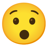 Zdumiona twarz - Noto Color Emoji