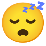 Śpiąca twarz - Noto Color Emoji
