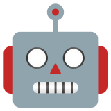 Głowa robota - Noto Color Emoji