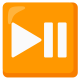 Odtwórz lub wstrzymaj - Noto Color Emoji