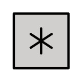 Klawisz: * - OpenMoji