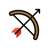 Łuk i strzała - OpenMoji