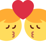 Pocałunek: mężczyzna i mężczyzna - Twitter / X