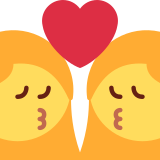 Pocałunek: kobieta i kobieta - Twitter / X