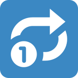 Przycisk powtarzania jednokrotnego - Twitter / X