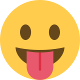 Twarz wystawiająca język - Twitter / X