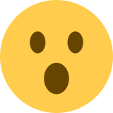 Twarz z otwartymi ustami - Twitter / X