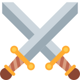 Skrzyżowane miecze - Twitter / X