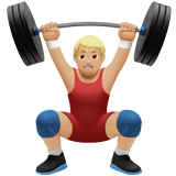 mężczyzna podnoszący ciężary: karnacja średnio jasna