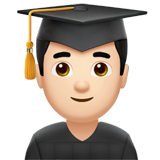 mężczyzna student: karnacja jasna