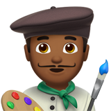 mężczyzna artysta: karnacja średnio ciemna