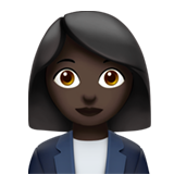 pracownica biurowa: karnacja ciemna