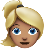 blondynka: karnacja średnia