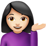 kobieta z wystawioną dłonią: karnacja jasna