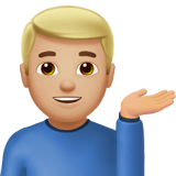 mężczyzna z wystawioną dłonią: karnacja średnio jasna