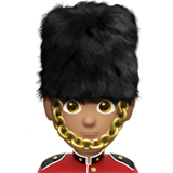 mężczyzna gwardzista: karnacja średnia