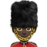 mężczyzna gwardzista: karnacja ciemna