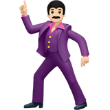 tańczący mężczyzna: karnacja jasna