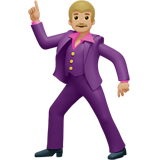 tańczący mężczyzna: karnacja średnio jasna