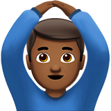 mężczyzna pokazujący gest OK: karnacja średnio ciemna