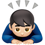 mężczyzna w ukłonie: karnacja jasna