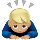 mężczyzna w ukłonie: karnacja średnio jasna