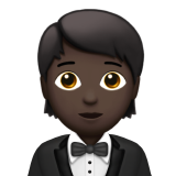 osoba w smokingu: karnacja ciemna