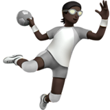 osoba grająca w piłkę ręczną: karnacja ciemna