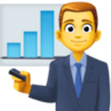 Mężczyzna pracownik biurowy - Facebook