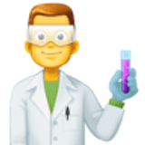 Mężczyzna naukowiec - Facebook