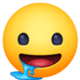 Śliniąca się twarz - Facebook