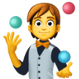 Żonglująca osoba - Facebook